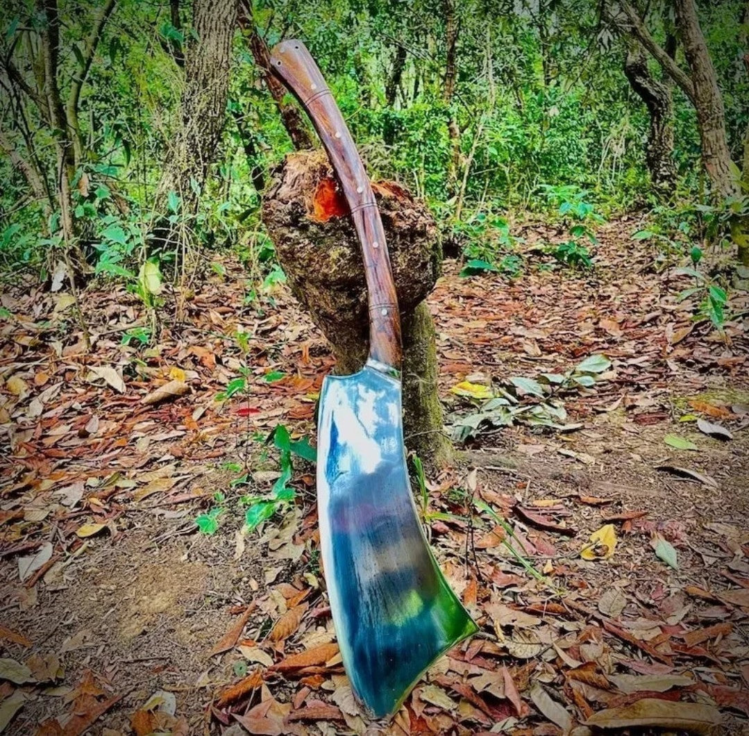 Custom Handmade Carbon Steel Blade Villagers Machete Sword | Hunting 32 inches