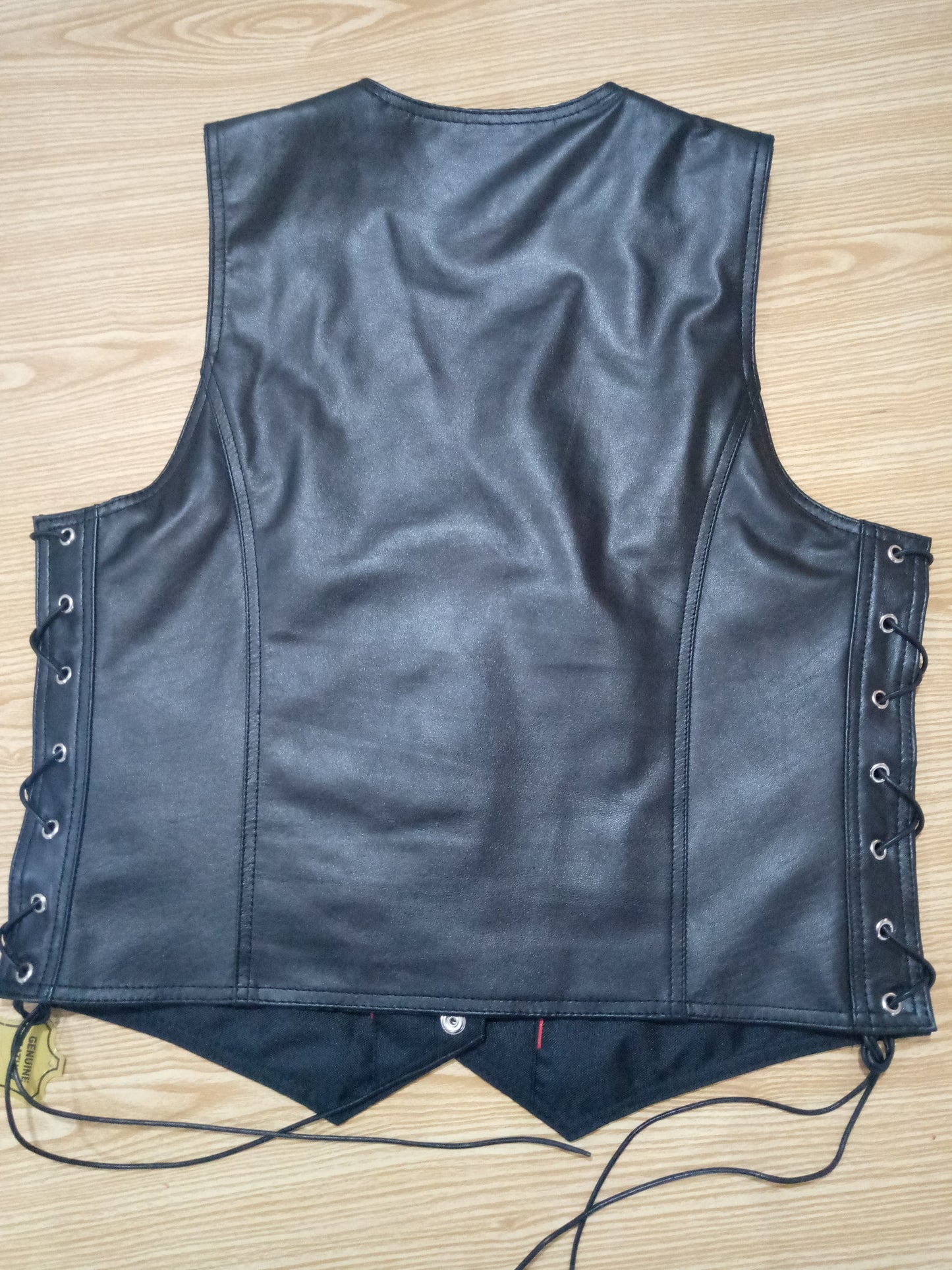 Premium Genuine Leather Vest for Biker, Leather Vest for Men, Western Leather Vest - The Jamil