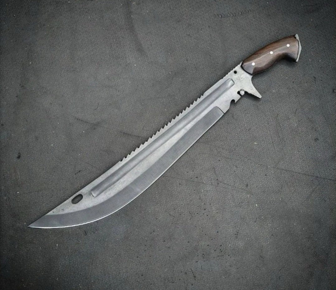 Custom Handmade Carbon Steel Blade Barong Machete Knife | Hunting Knife Camping