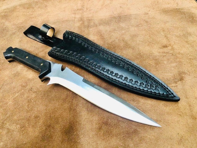Custom Handmade D2 Steel Blade Tactical Jack Krauser Knife|Hunting Knife Camping