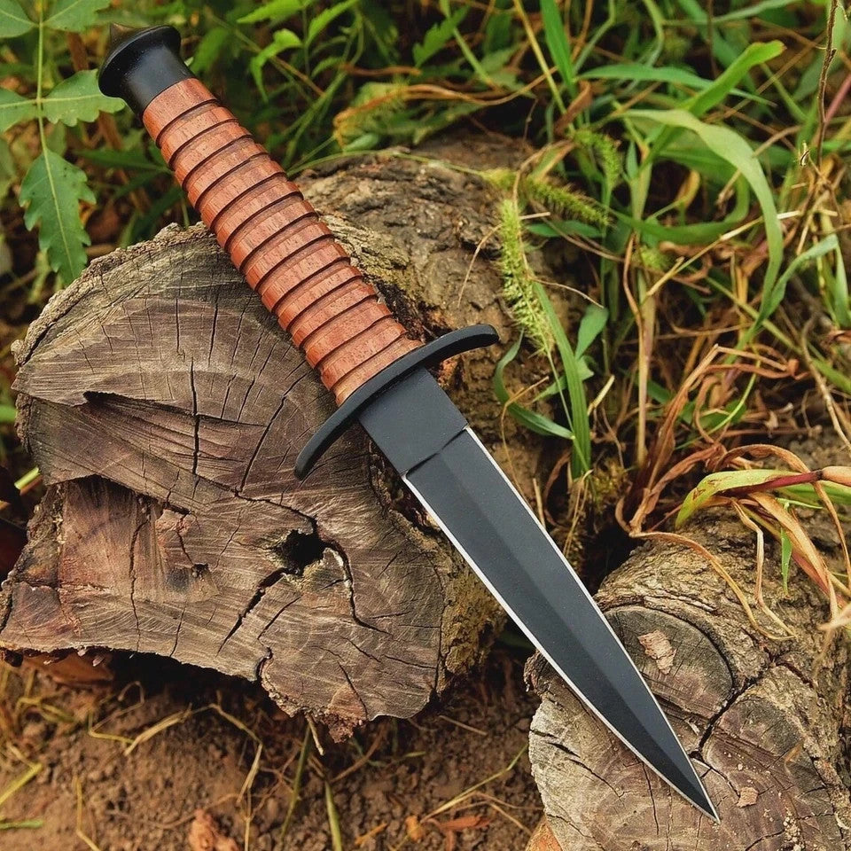 British Army Fairbairn Sykes Commando Dagger Knife Hunting Dagger With Sheath