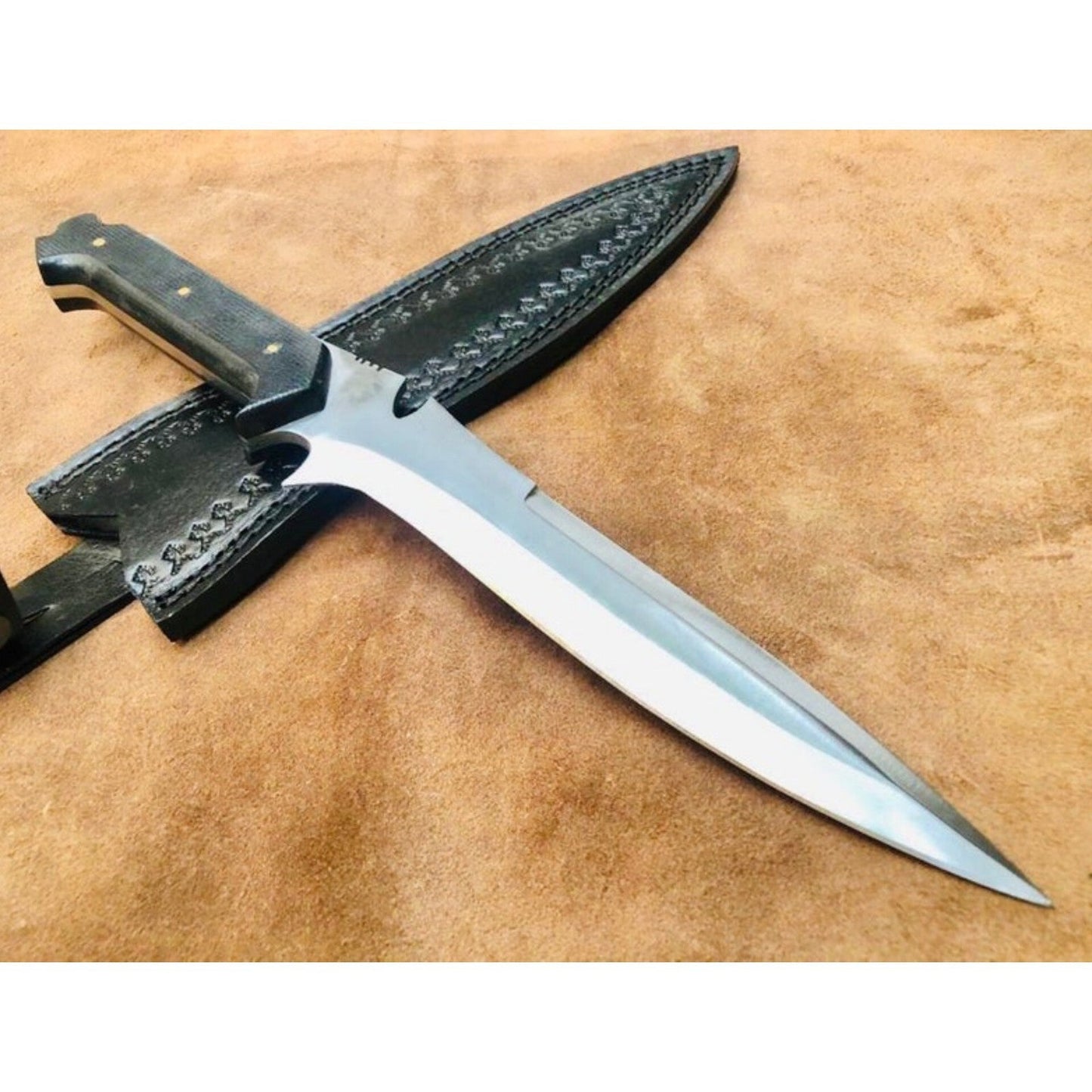 Custom Handmade D2 Steel Blade Tactical Jack Krauser Knife|Hunting Knife Camping