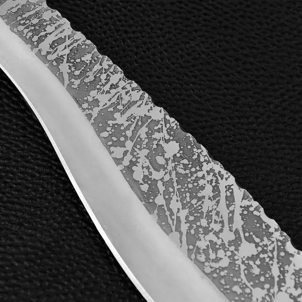 Custom Handmade Carbon Steel Ancient Greek Machete Knife Hunting Camping Knife